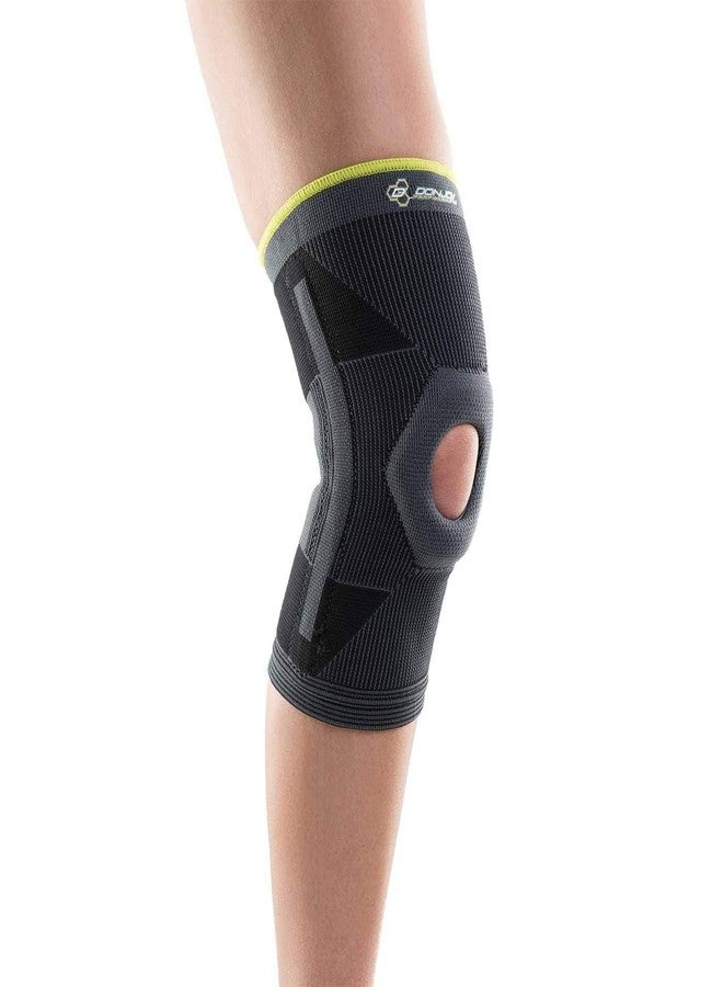 DonJoy Performance Deluxe Knit Knee Sleeve With Stays and Buttress - Mid-Level Support Knee Brace for PFPS, Sprains, Instabilities - Medium - Image 1